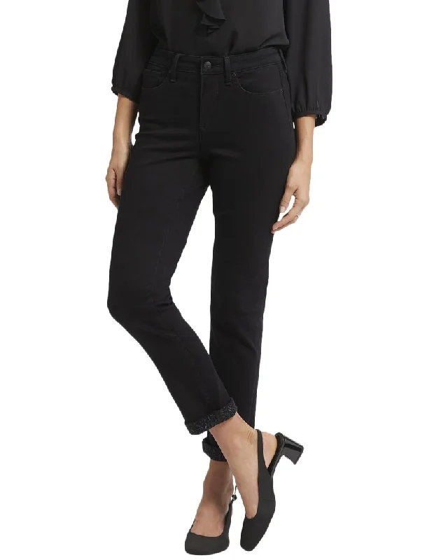 NYDJ Sheri Black Rinse Slim Jean Modern Women's 