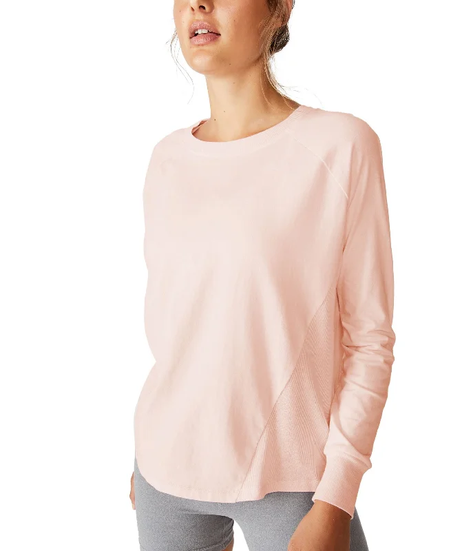 Womens Active Rib Long Sleeve Top Laid - back Women's Vibe