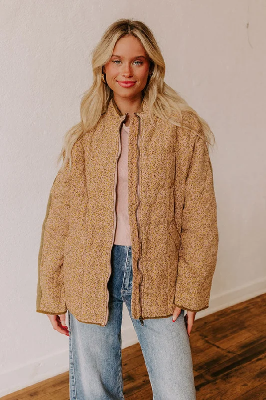 Cabin Cutie Corduroy Jacket in Blush Elegant Women's Formal 