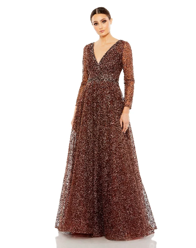 Mac Duggal 20372 Traditional Women's Wool