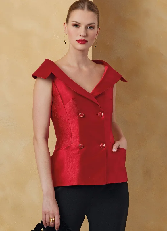 Vogue Jacket V2073 Traditional Women's Wool