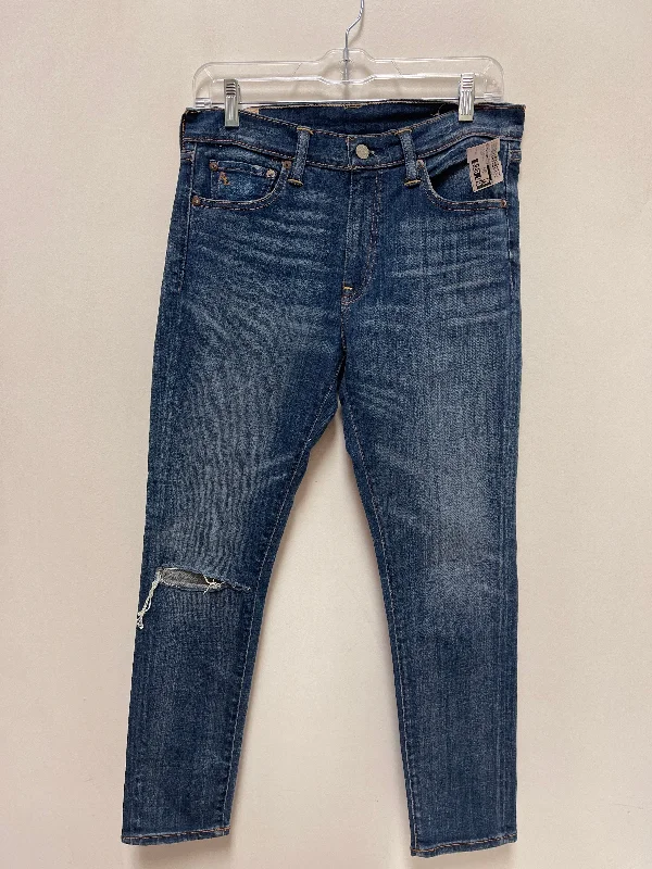Jeans Straight By Polo Ralph Lauren In Blue Denim, Size: 10 Casual Women's Japanese 