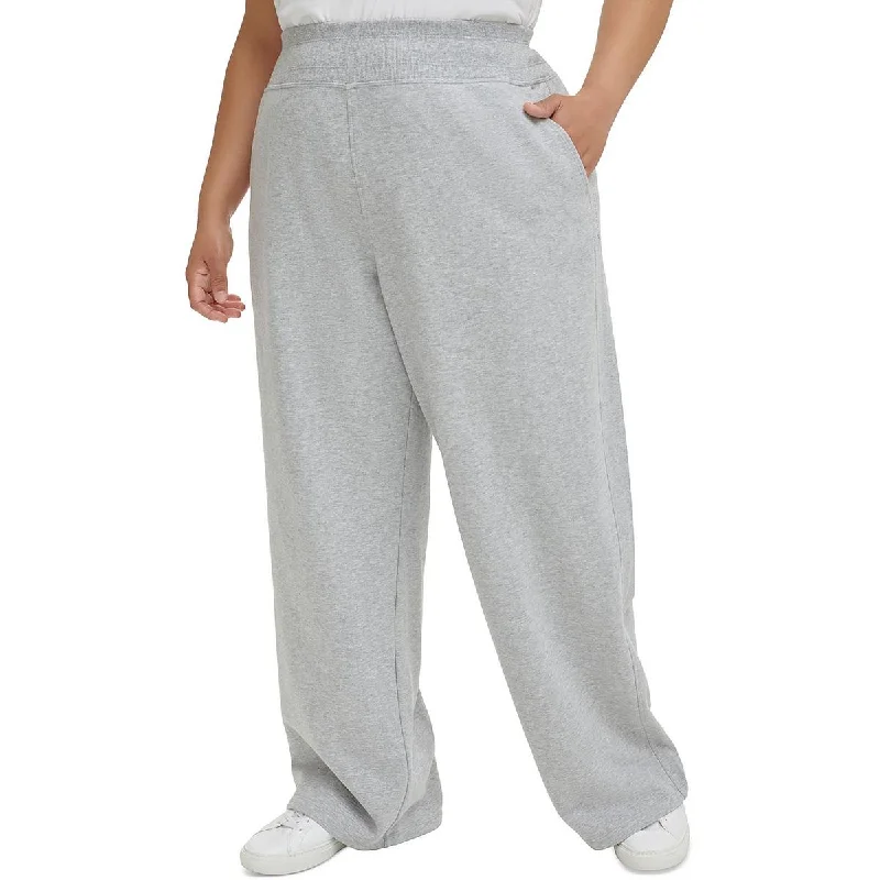 Calvin Klein Performance Womens Plus Fitness Running Sweatpants Vacation