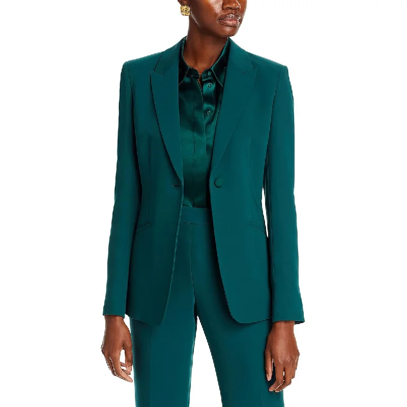 Lafayette 148 New York Womens Silk Blend Suit Separate One-Button Blazer Practical Women's Multi - 
