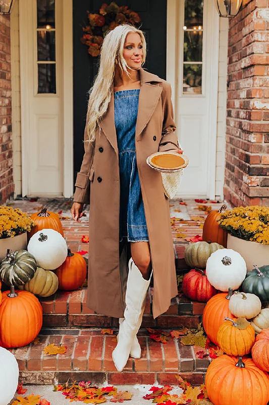 City Nights Coat in Mocha European
