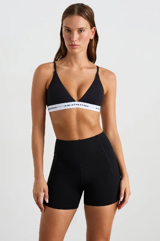 Triangle Logo Sports Bra 397 Compression