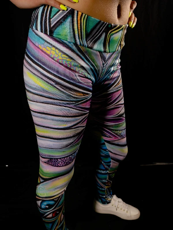 Eye Fly Leggings Elegant Women's Formal 