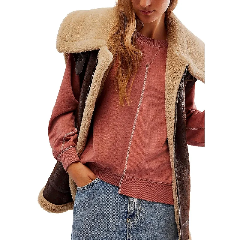 Free People Womens Sweatshirt Cotton Bohemian Women's Free