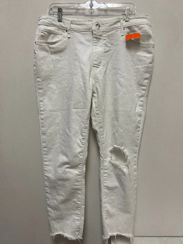 Jeans Skinny By Levis In White Denim, Size: 18 Rugged Women's Outdoor 