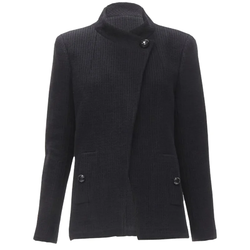 Chanel lattice tweed CC button wrap jacket Confident Women's Power