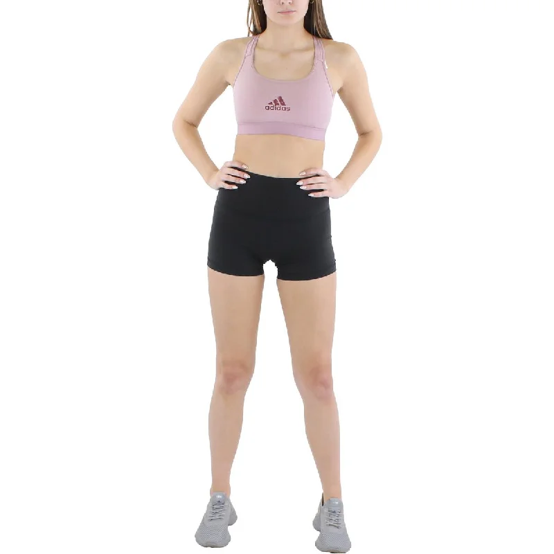 Adidas Womens Workout Running Sports Bra Bold Women's Animal Print