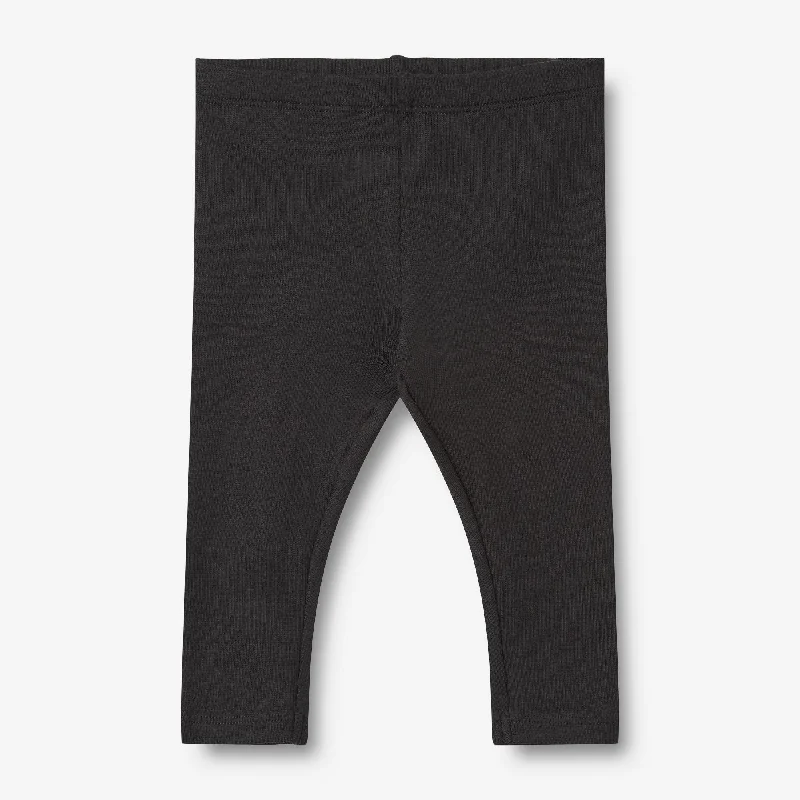 Rib Leggings Maddy | Baby - black performance