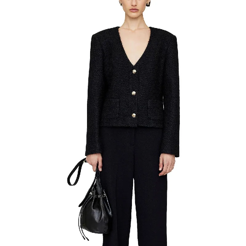 Anine Bing Womens Anitta Office Suit Separate Collarless Blazer Confident Women's High - fashion