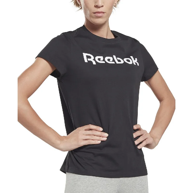 Reebok Womens Knit Logo Pullover Top Dynamic Women's High - energy
