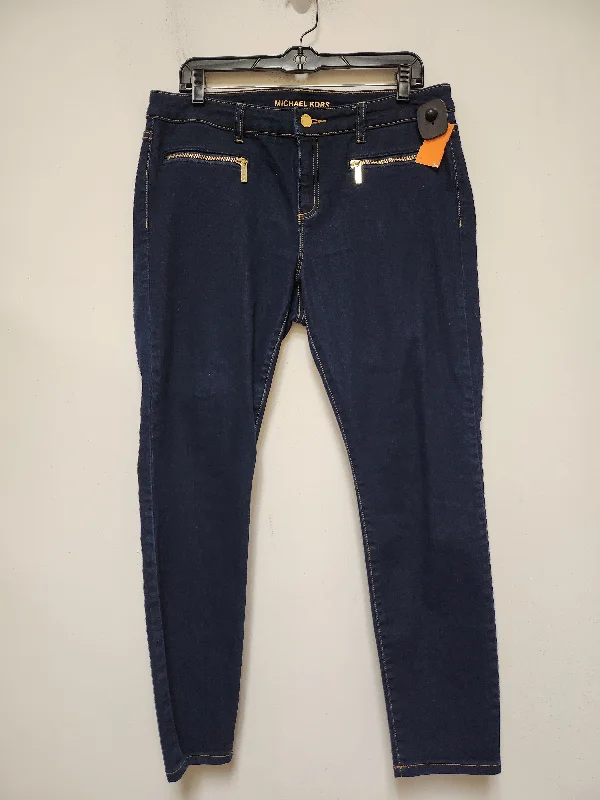Jeans Designer By Michael Kors In Blue Denim, Size: 10 Relaxed Women's Beachy
