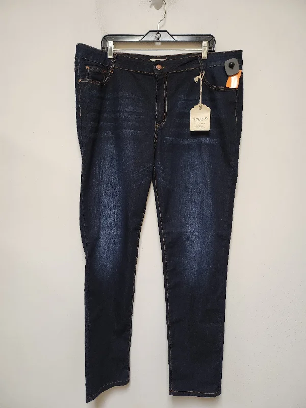 Jeans Straight By Clothes Mentor In Blue Denim, Size: 20 Sporty Women's Athleisure 