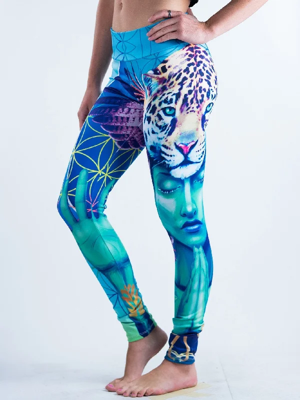 Power and Peace Leggings Preppy Women's College