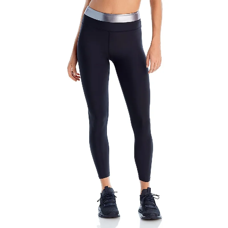 Aqua Womens High Rise Gym Athletic Leggings Refined Women's Classic 