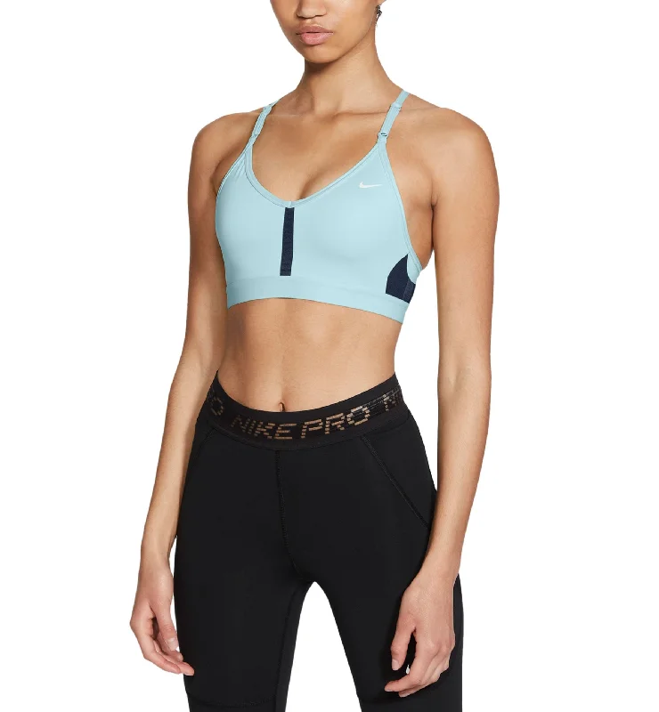 Nike Womens Indy V Neck Low Impact Sports Bra Relaxed Women's Beachy