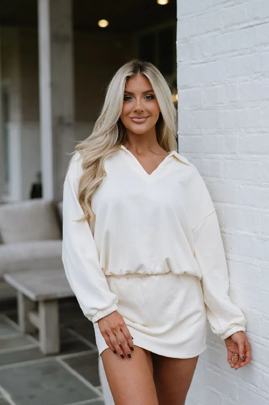 Ansley Skirt Set-Cream garde