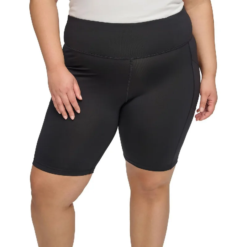 Calvin Klein Womens Plus Fitness Workout Bike Short Cozy Women's Winter