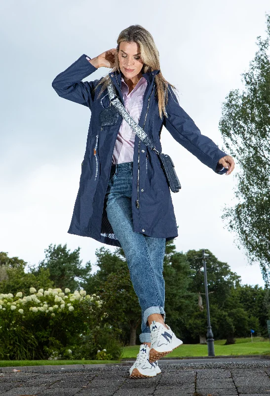 Tie Waist Rain Jacket Disco
