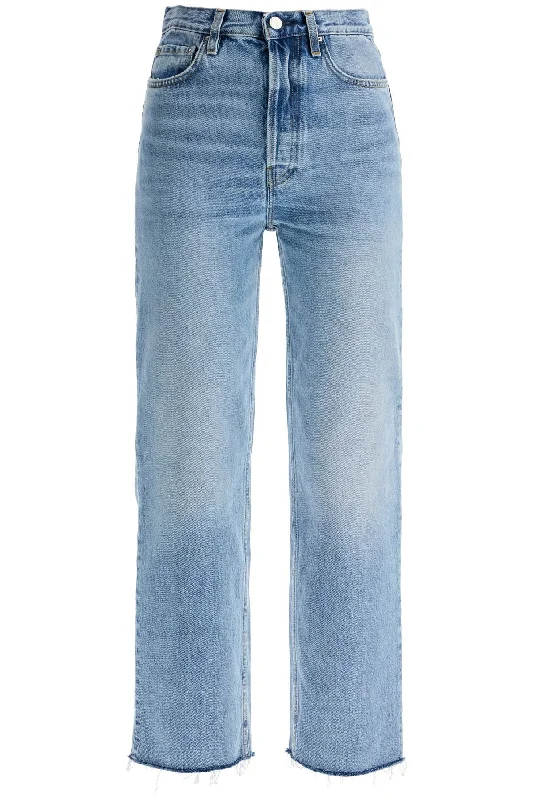 Toteme Women's Classic Cut Cropped Jeans garde