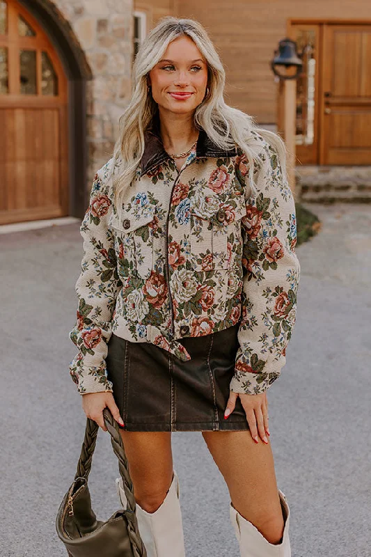 Urban Outing Floral Jacket Scandinavian