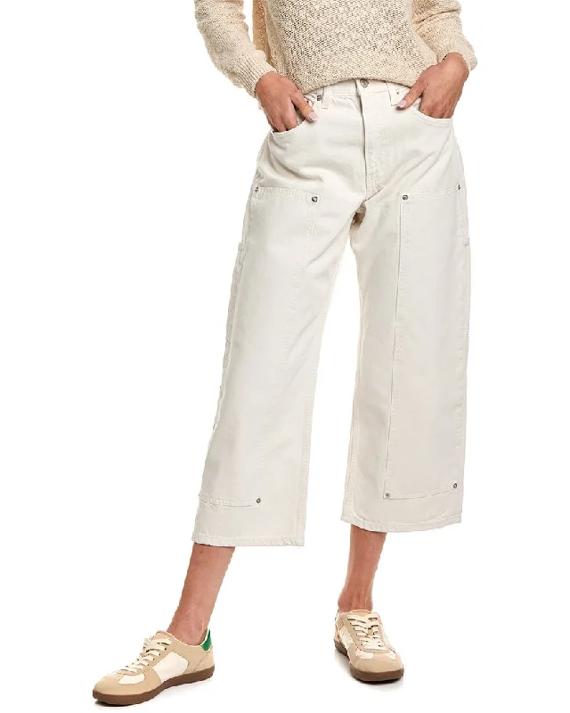 RE/DONE The Shortie Vintage White Jean European