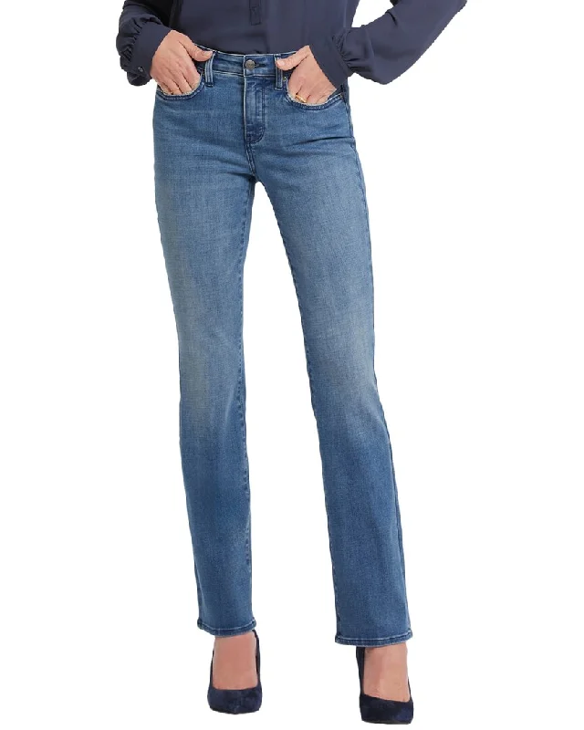 NYDJ Barbara Cascade Wave Bootcut Jean Artistic Women's Hand - painted