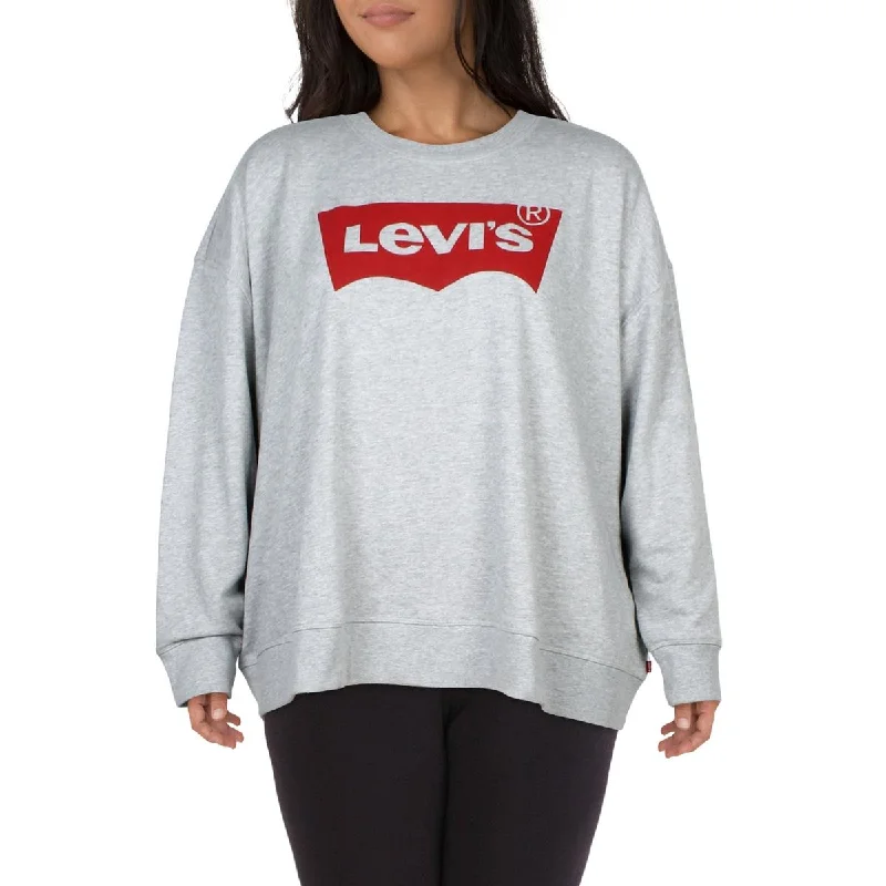 Levi's Womens Plus Trendy Long sleeves Sweatshirt Traditional Women's 