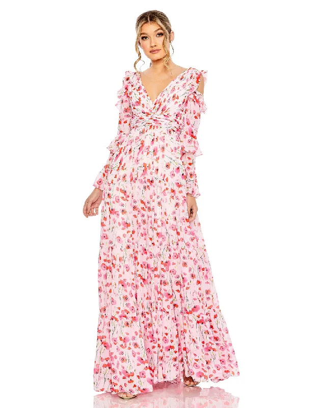 Mac Duggal 55906 Traditional Women's Wool