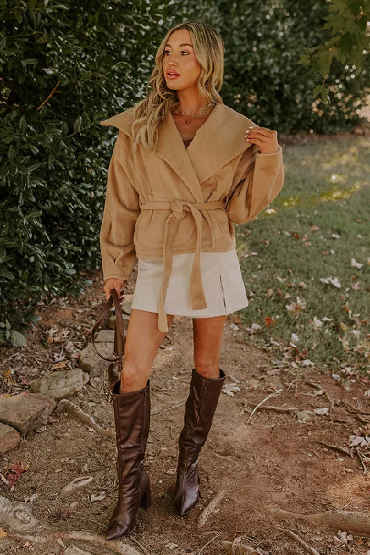 Paris Bound Jacket in Camel Earthy Women's Hemp - based