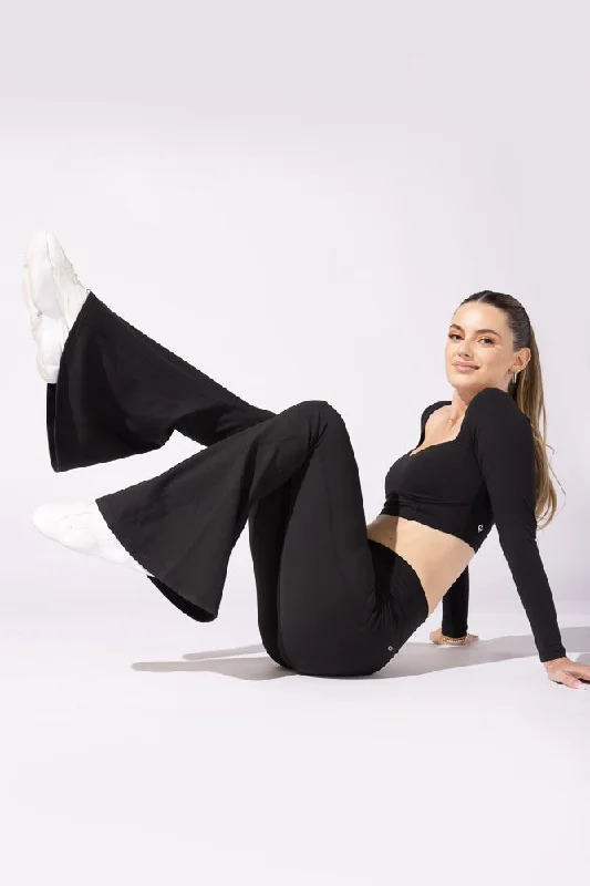 Supersculpt™ Bell Bottom with Pockets - Black Vintage Women's 1970S 