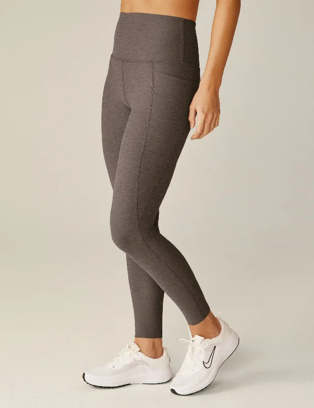 Spacedye Out Of Pocket High Waisted Midi Legging Confident Women's Power