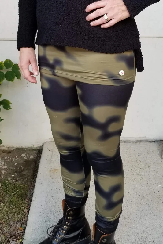 Mini Skirt Legging Laid - back Women's Style