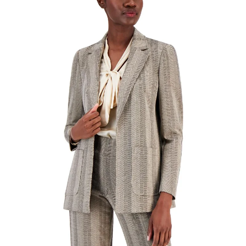 Anne Klein Womens Office Workwear Open-Front Blazer Minimalist Women's Casual