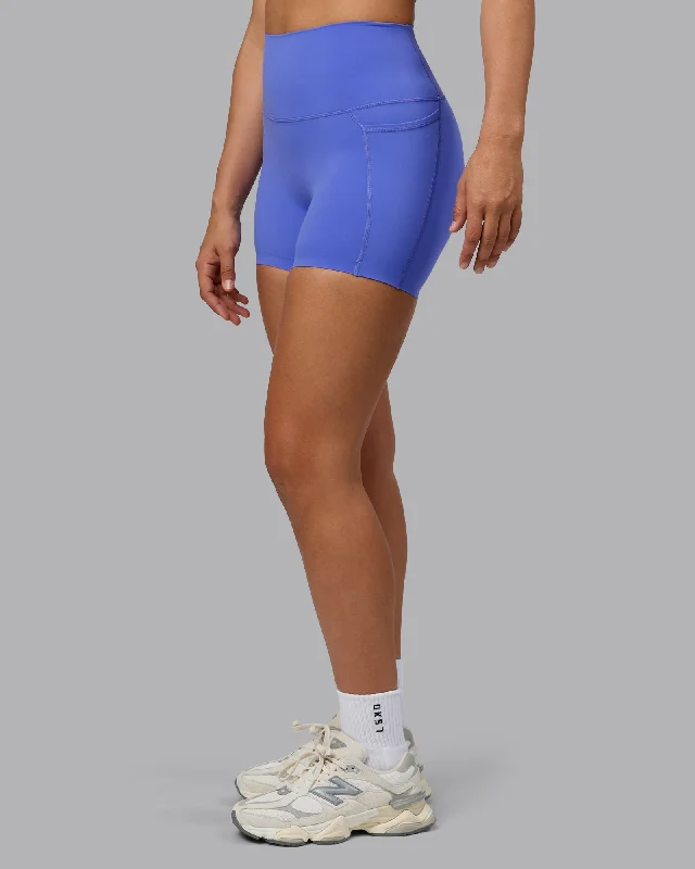 Elixir X-Short Tights With Pockets - Baja Blue Confident Women's High - fashion