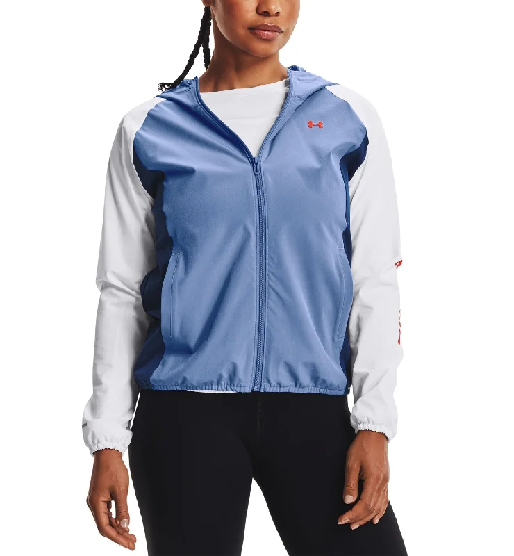 Under Armour Womens Storm Woven Hooded Jacket Athletic Women's 