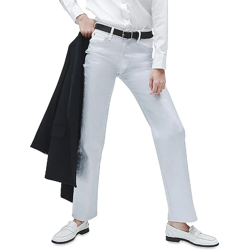 Womens High Rise Straight Straight Leg Jeans Dapper Women's 1920S