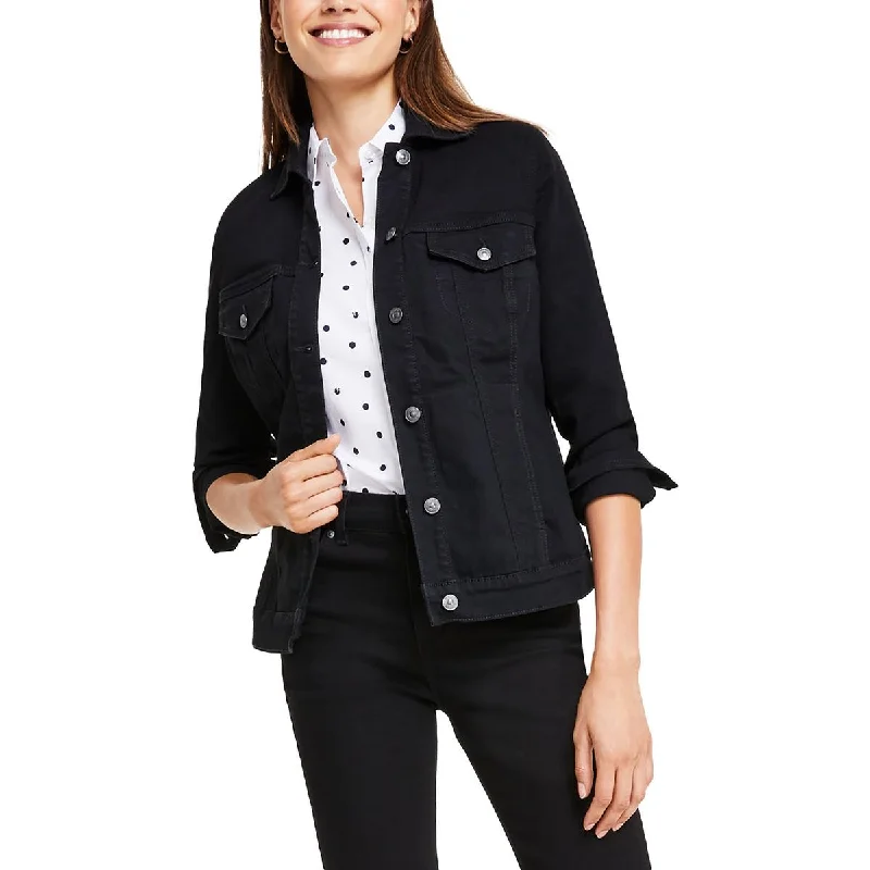 Gloria Vanderbilt Womens Amanda Lightweight Stretch Denim Jacket Artistic Women's Avant - 