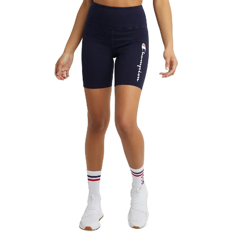 Champion Womens Biking Logo Shorts Unique Women's Upcycled