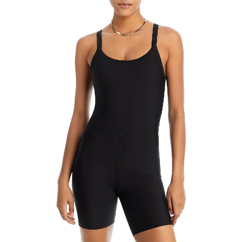 Aqua Womens Fitness Workout Romper Edgy Women's Punk