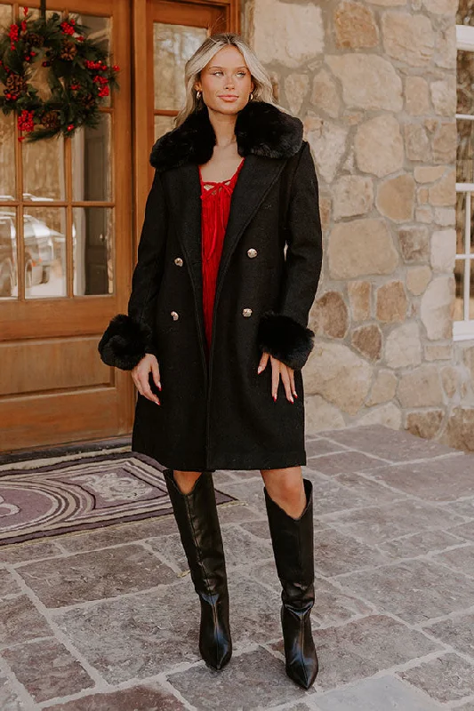 Paris Mornings Cashmere-Blend Coat French
