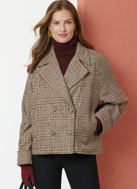 Butterick Jacket & Coat B7007 Cozy Women's Sherpa - lined