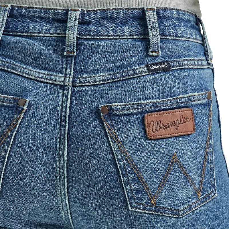 Wrangler Women's Retro Bailey High Rise Bootcut Jean, Ember Preppy Women's College