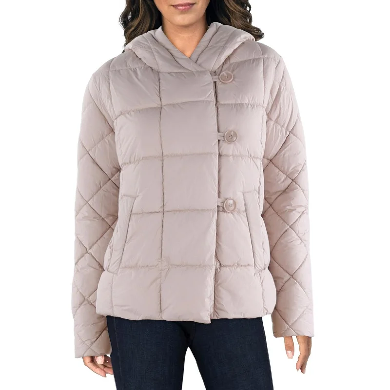 Bernado Womens Quilted Hooded Puffer Jacket Country