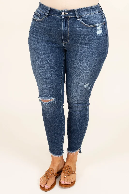 My Natural Self Jeans, Medium Wash Relaxed Women's Beachy