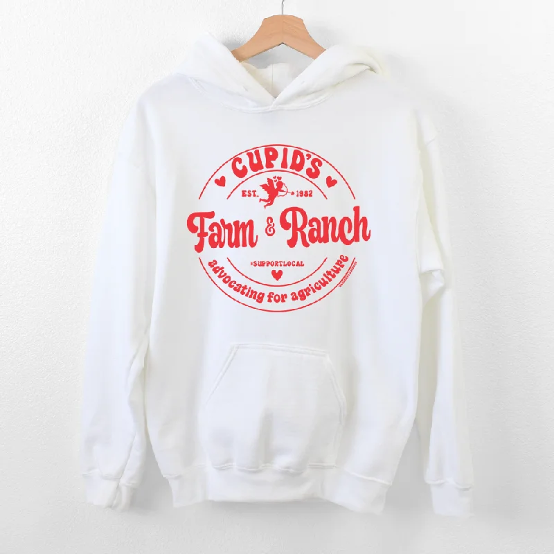 Cupid Farm & Ranch RED Hoodie (S-3XL) Unisex - Multiple Colors! Women