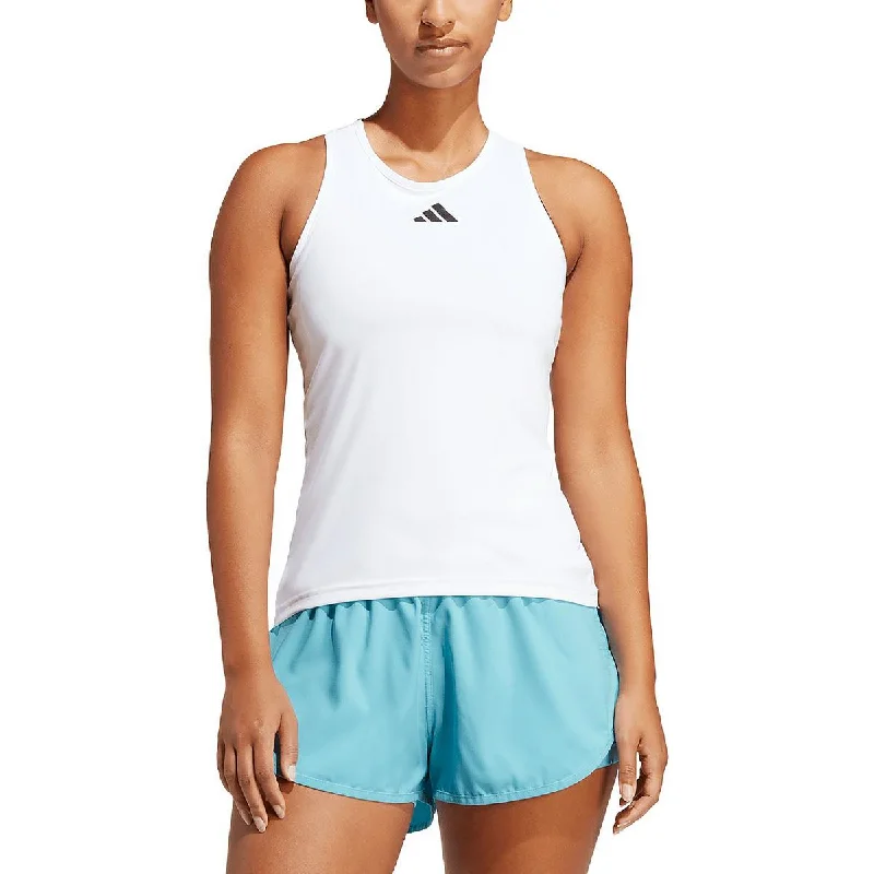Adidas Womens Club Tennis Fitness Tank Top Geometric